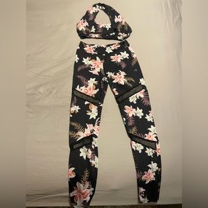 Crop top workout outfit